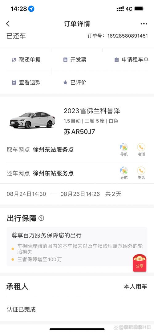 关于租车神州租车的信息