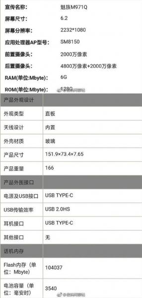 魅族16s详细参数